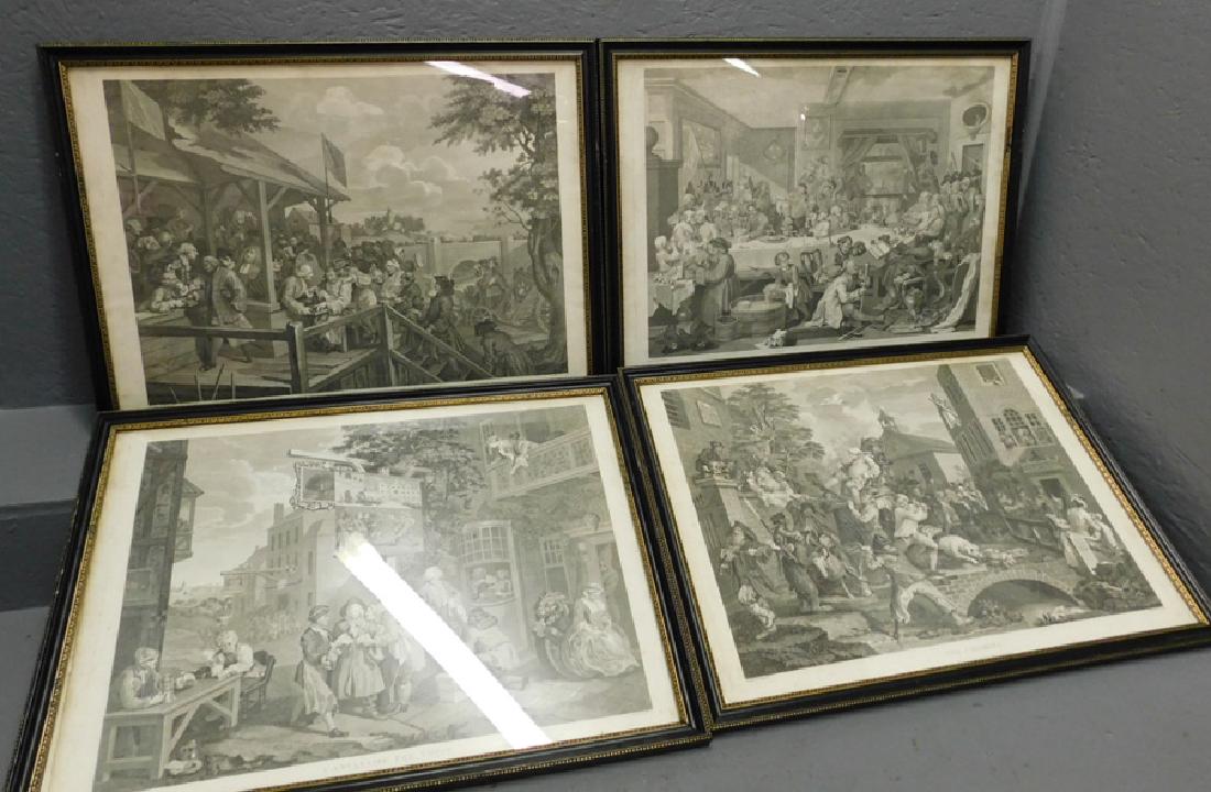 4 T. Cook 19th C framed English engravings (1 of 2)