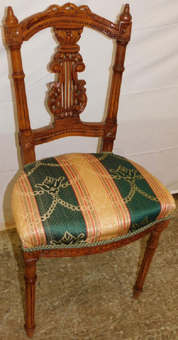 Carved back Ladies French Vanity Chair (1 of 3)