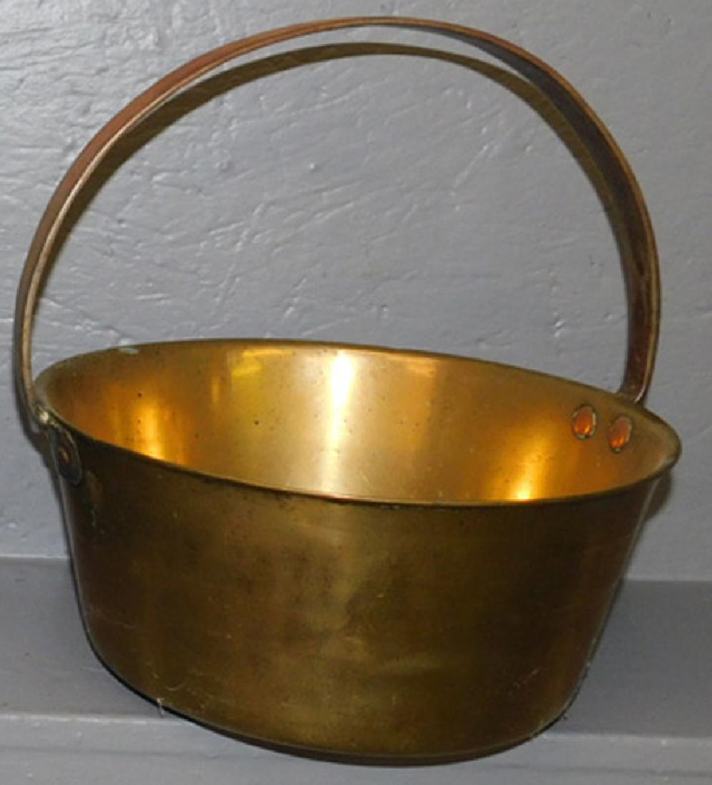 English Cast Brass Jelly Bucket (1 of 2)