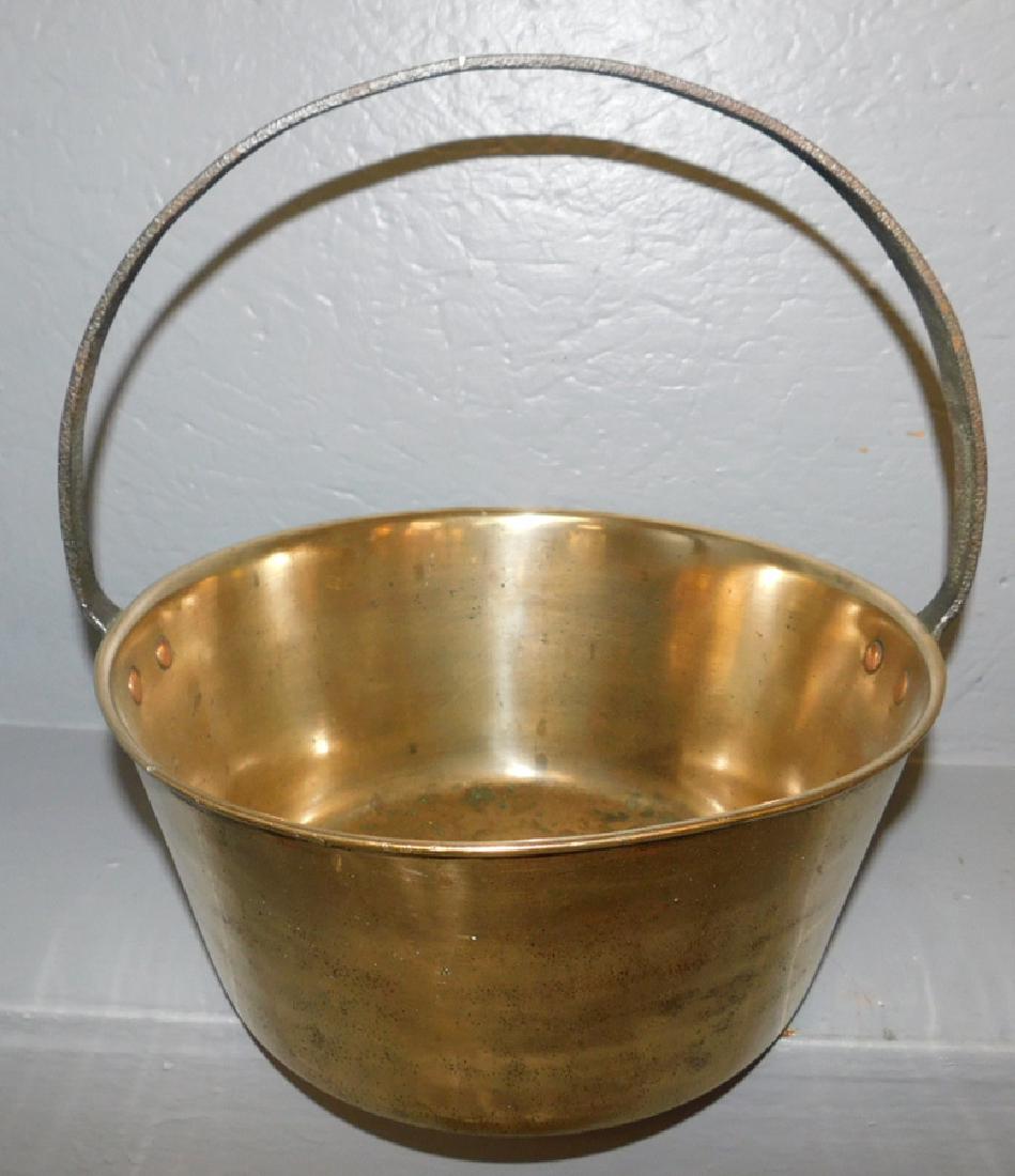 19th C Cast Brass Jelly Pan (1 of 2)