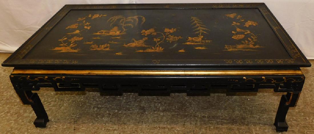 Black Lacquered Coffee Table (1 of 5)