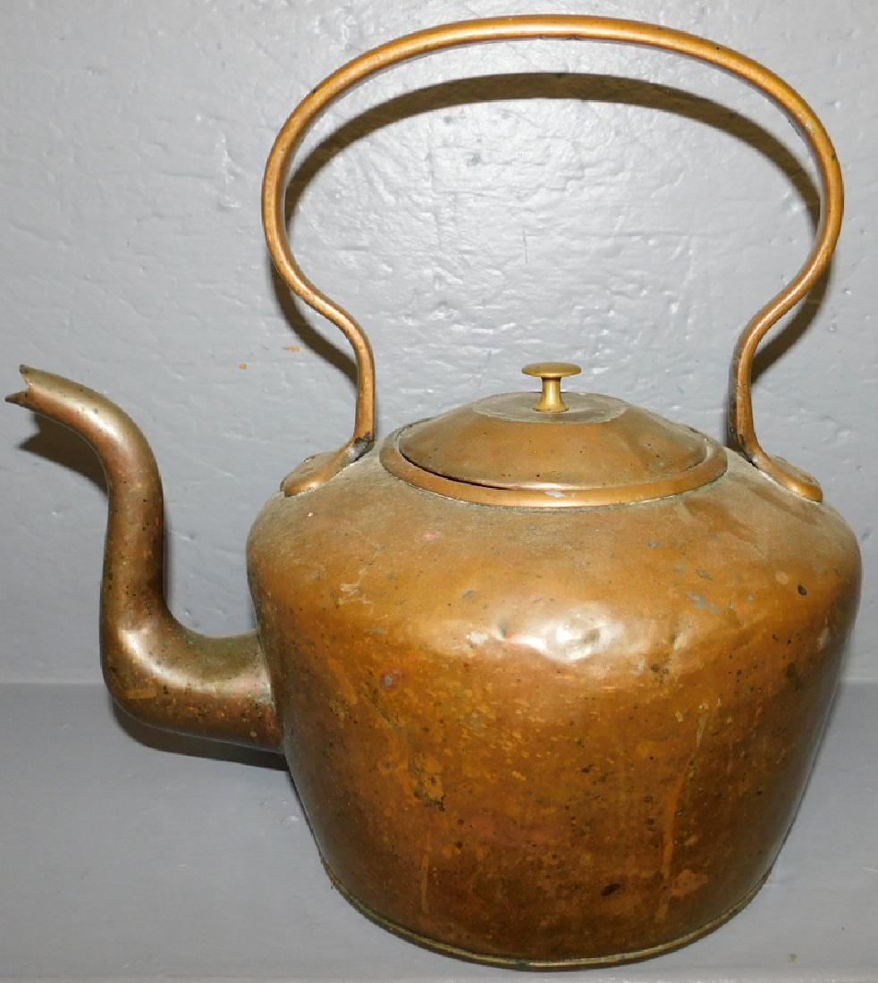 19th C Copper Kettle (1 of 3)