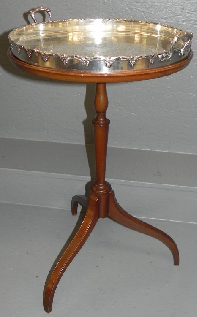 SP Tray Top Mahog Drink Table By Kittinger (1 of 3)