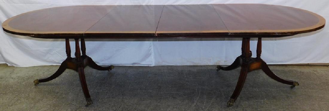 Banded Top Mahog Beacon Hill Banquet Table (1 of 7)