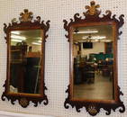 Pr walnut Prince Of Wales Crest Wall Mirrors