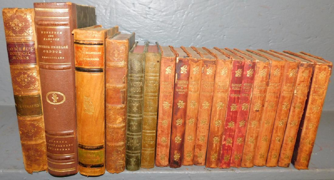 18 Leather Bound Books Includ Oliver Twist (1 of 3)