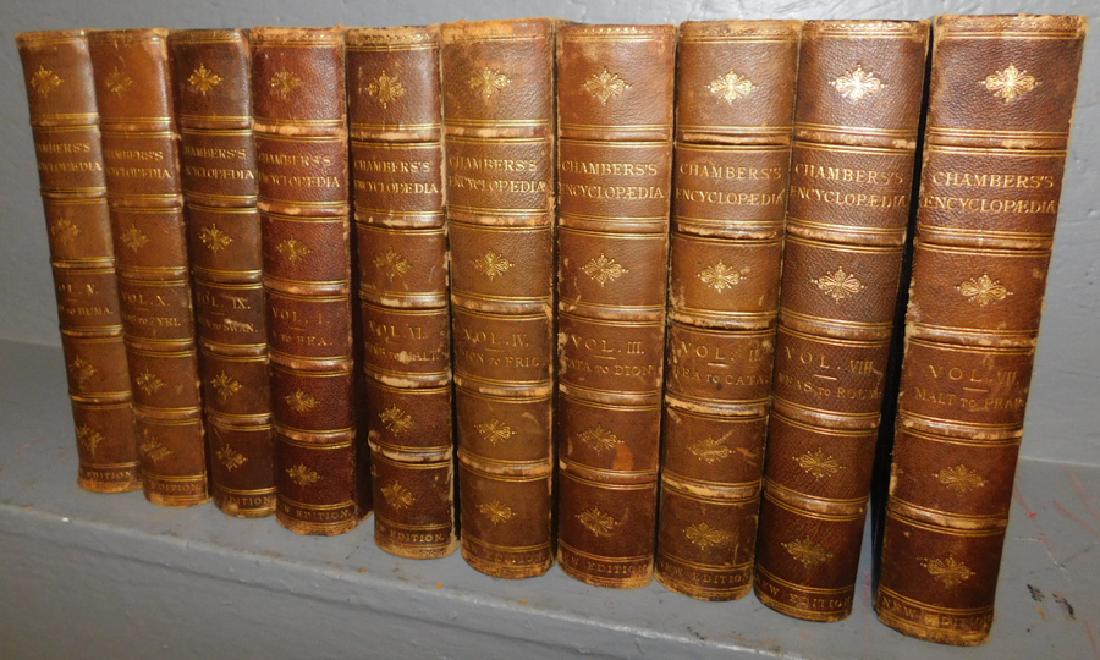 10 LB Books Chamber's Encyclopedias (1 of 2)