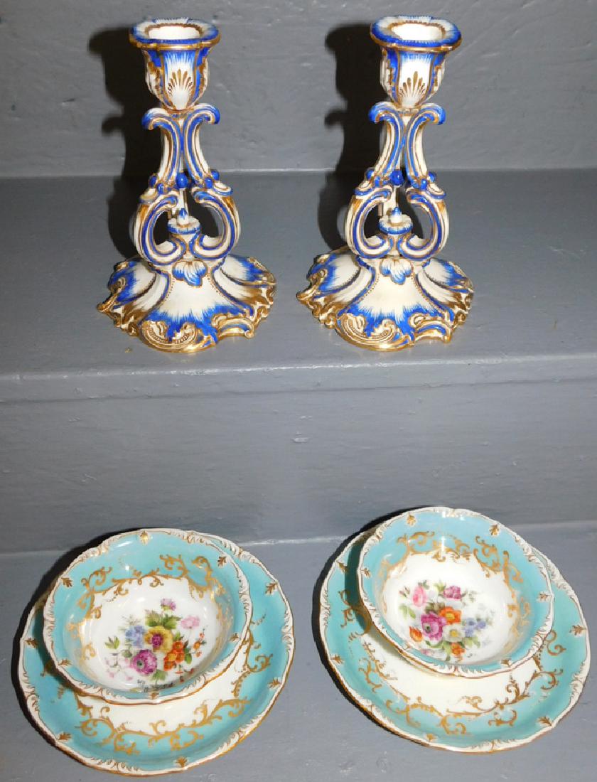 Fr Porc Pr Candlesticks Pr Cup & Saucers (1 of 3)