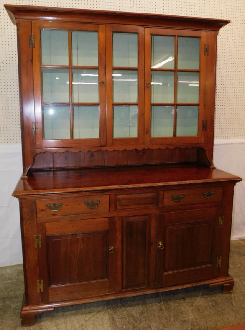 19th C NJ Cherry Stepback Cupboard (1 of 5)