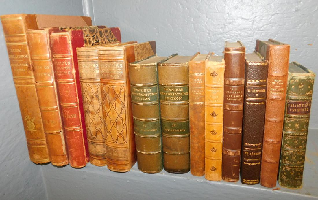 13 Quarter Leather Bound Decorator Books (1 of 3)