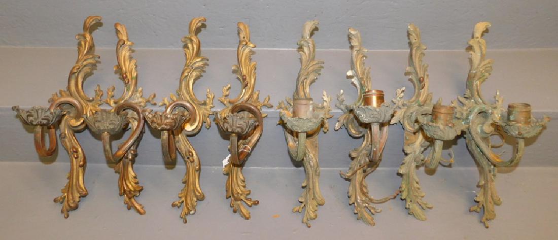 Eight Bronze Wall Sconces (1 of 5)