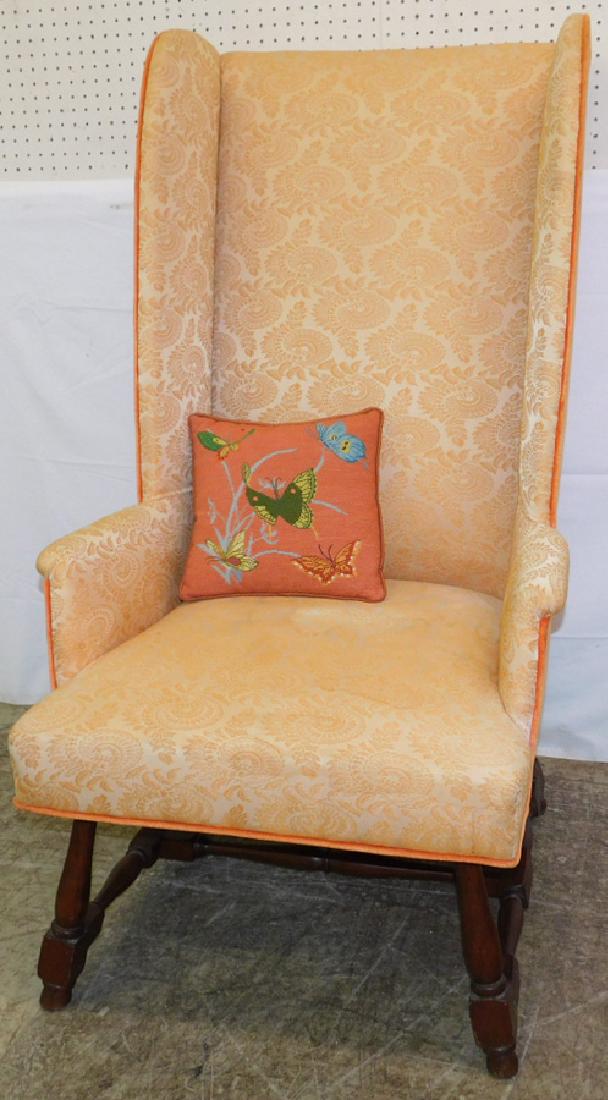 Highback Windsor Upholstered Wingchair (1 of 3)