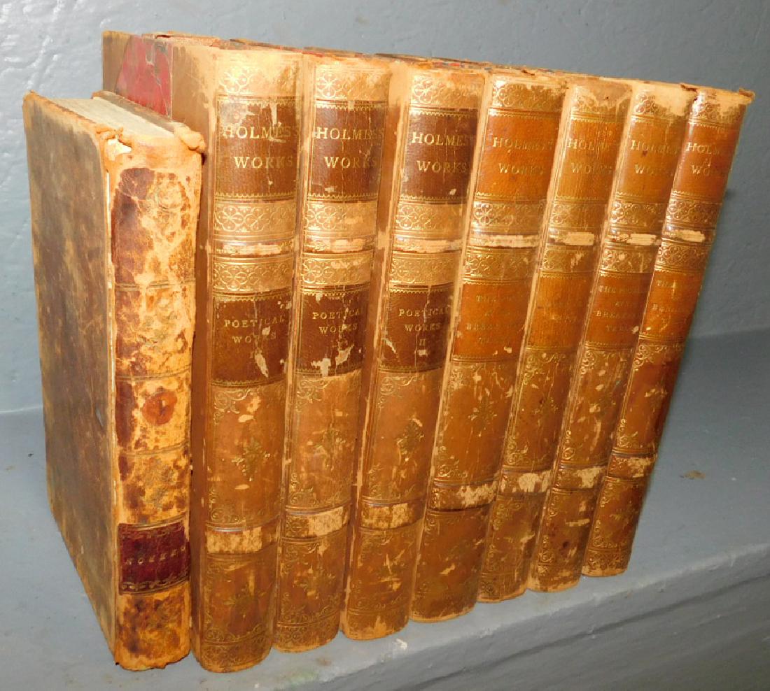 8 Leather Bound Decorater Books (1 of 2)