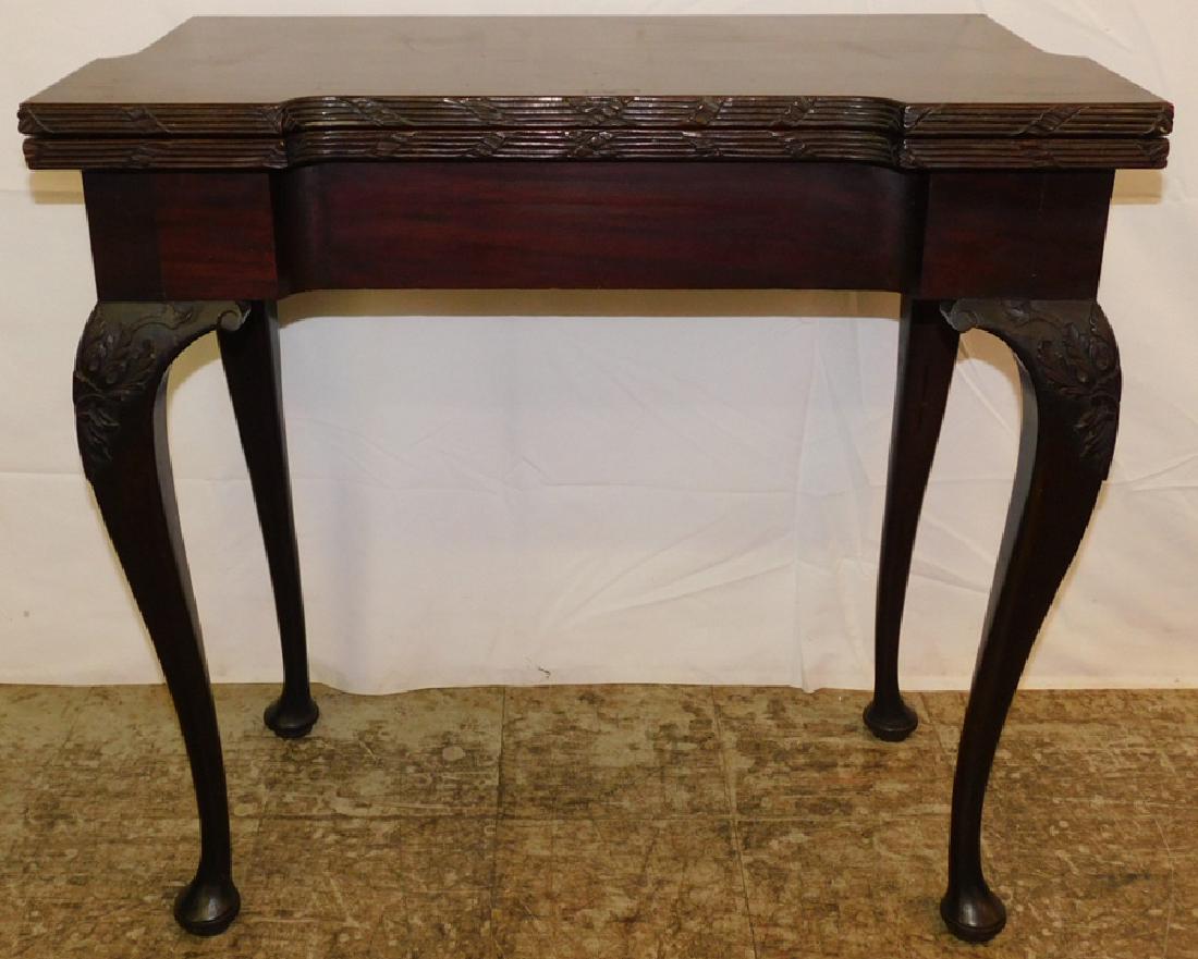 Accordion Base Mahog Game Table QA Style (1 of 9)