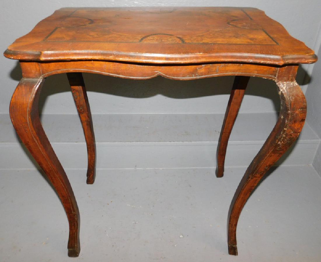 Walnut Inlaid French Tea Table (1 of 2)