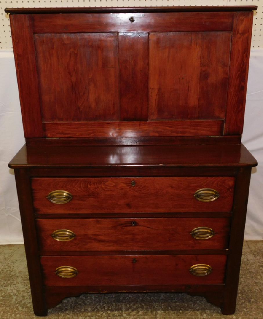 Amer Cherry 3 Dr Country Fall Front Desk (1 of 3)