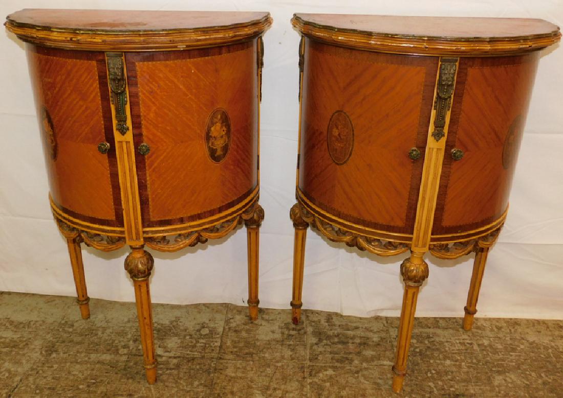 Pr Adams Style Paint Decorated Night Stands (1 of 6)