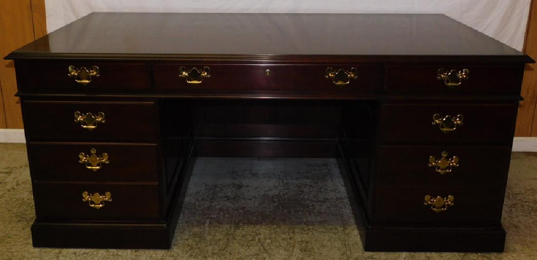 Cherry Executive Desk By Statton