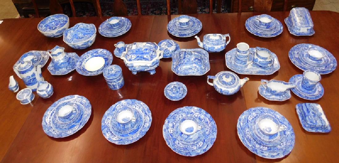 73 Pc Blue & White Spode Italian Dinnerware (1 of 17)