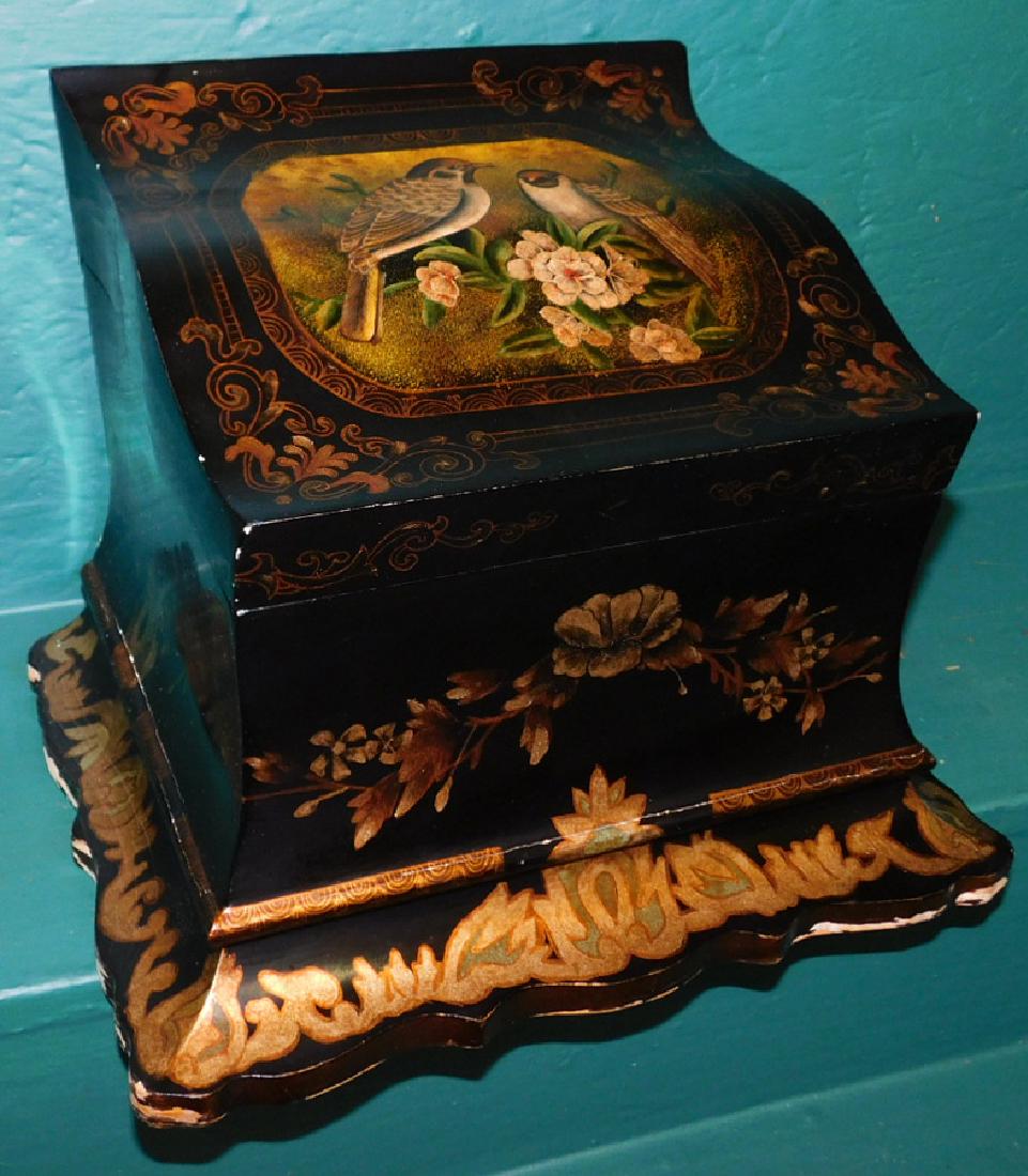 Oriental Lacquered Document Box (1 of 3)