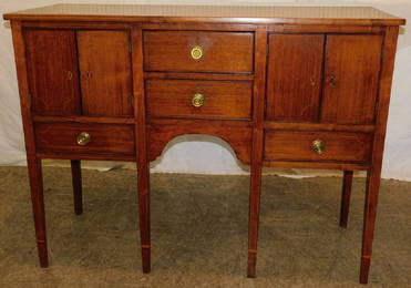Fayettevile NC Walnut Inlaid Huntboard