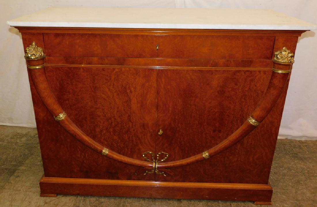 Marbletop Italian Server: Marbletop Italian Server. 52" W 21" D 39" H