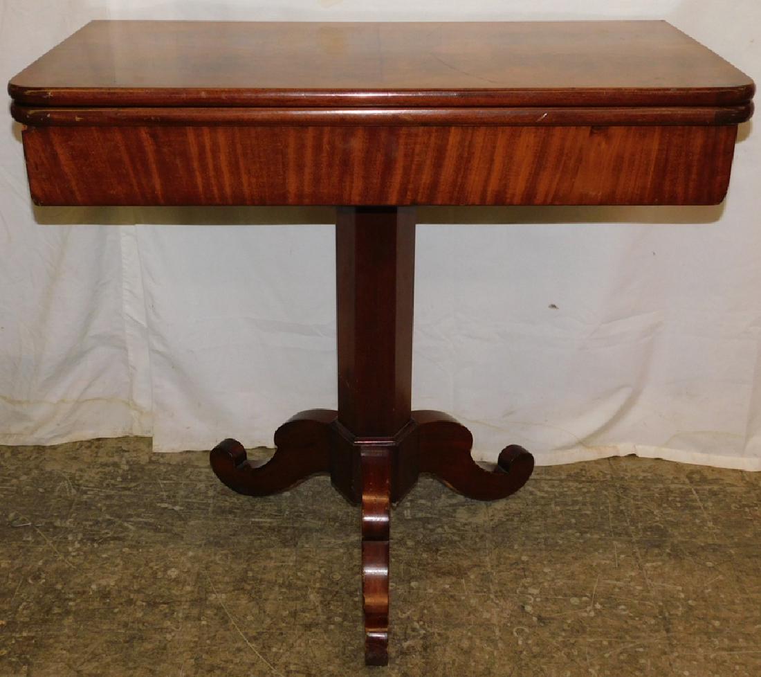 Mahogany Empire fold over game table (1 of 3)