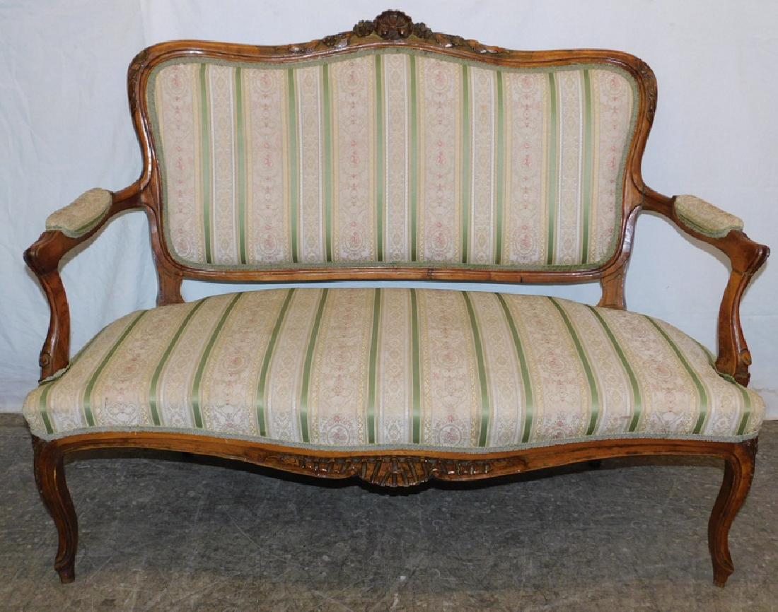 French 2 seat loveseat: French 2 seat loveseat . 50" L 38" H