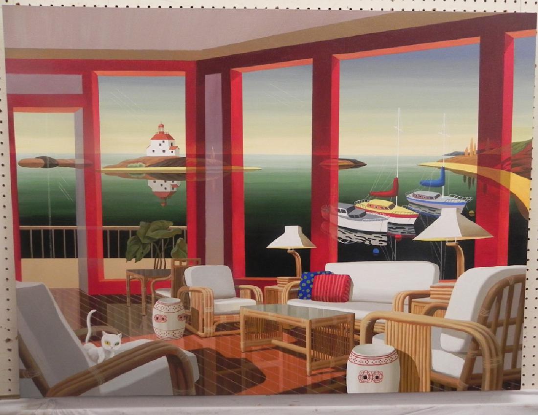 Datian oil on canvas of sun room (1 of 3)