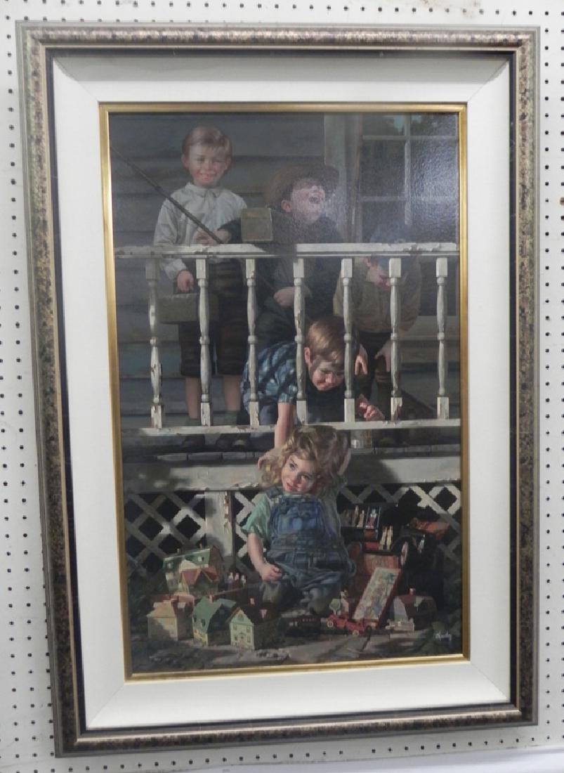 Byerley numbered and signed print: Byerley numbered and signed print. 28" x 40"