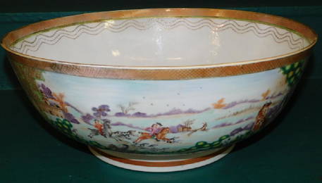Mid 18th C Ching Dynasty Chinese export bowl