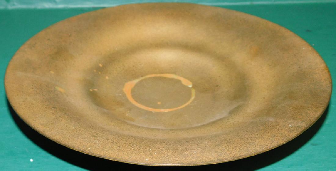 Tiffany Studios bronze bowl: Tiffany Studios bronze bowl. 9" dia.