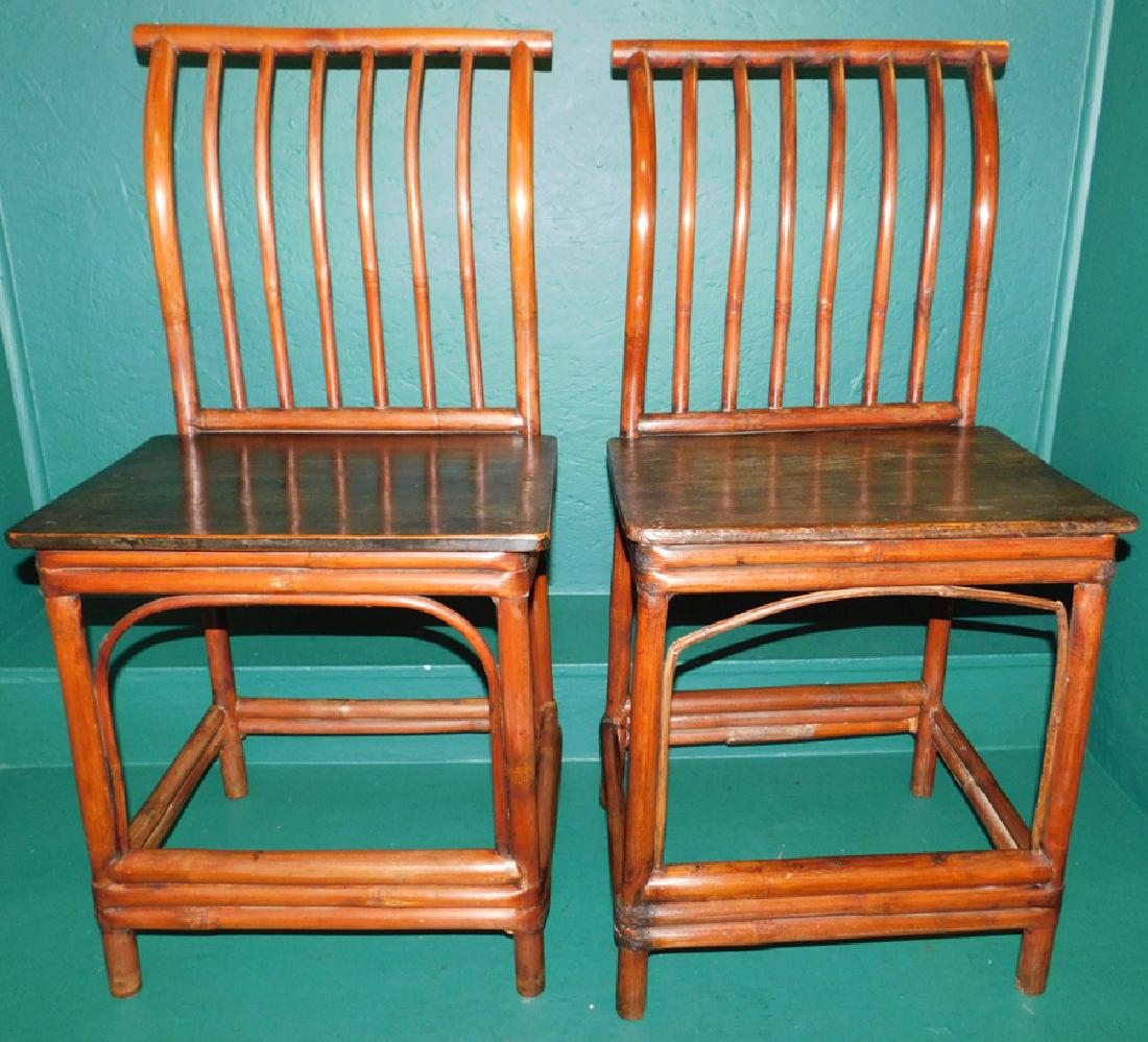 19th century oriental bamboo side chairs (1 of 10)