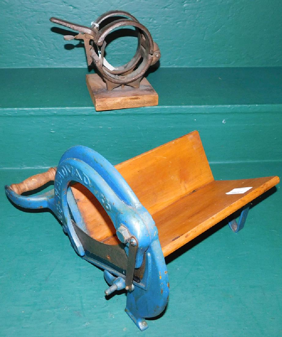 Ant Asparagus Cutter & Asparagus Crimper: Antique Asparagus Cutter & Asparagus Crimper. 14 1/2" Largest