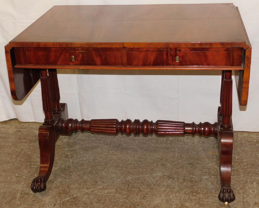 19th C Mahogany Regency Sofa Table (1 of 6)