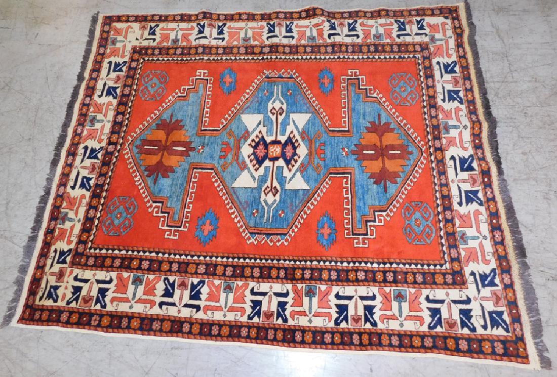 5' 1" X 6' 1" Antique Handmade Oriental Rug (1 of 3)