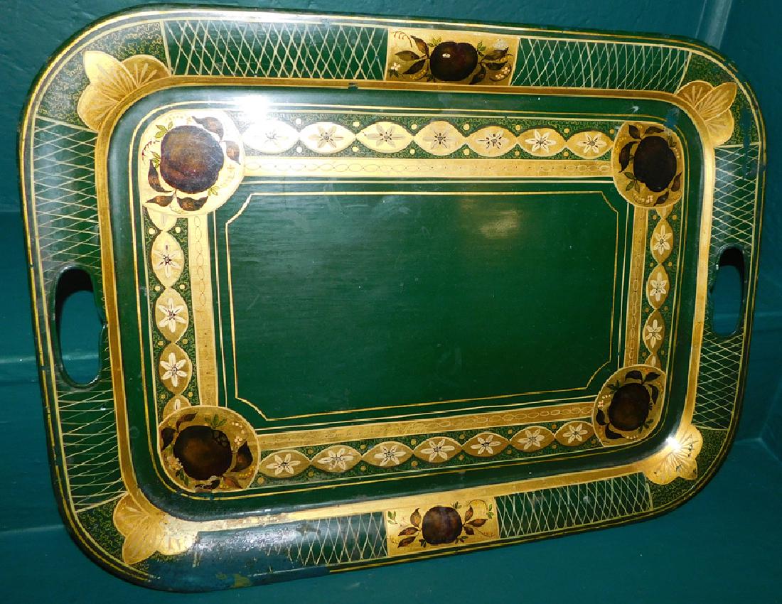 19th C Tole Painted Tray (1 of 1)