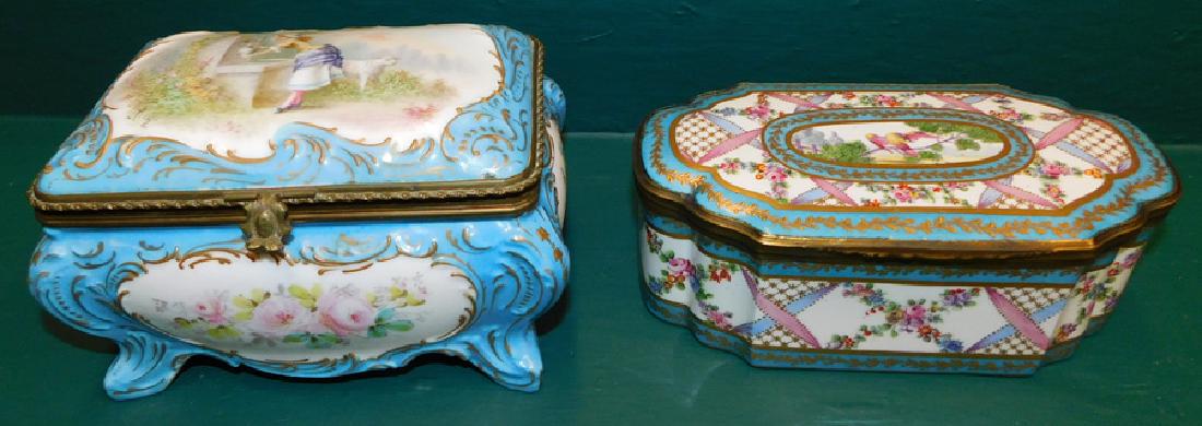 Two Porcelain Sevres Boxes (1 of 6)