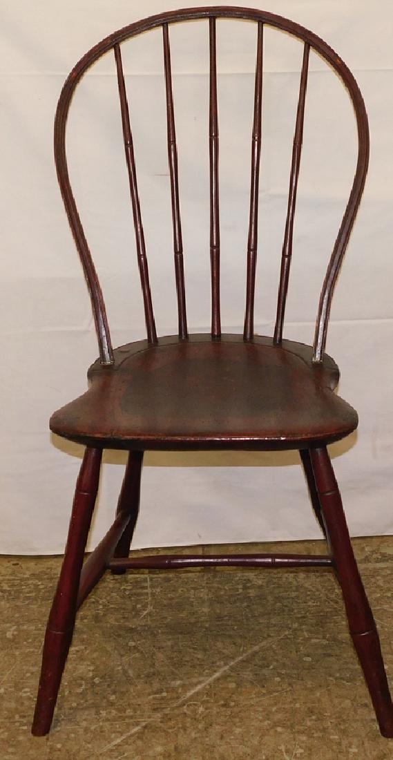 Windsor Bow Back Saddle Seat Side Chair (1 of 4)