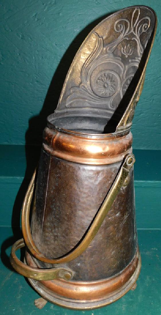 Brass & Copper Coal Hod (1 of 2)