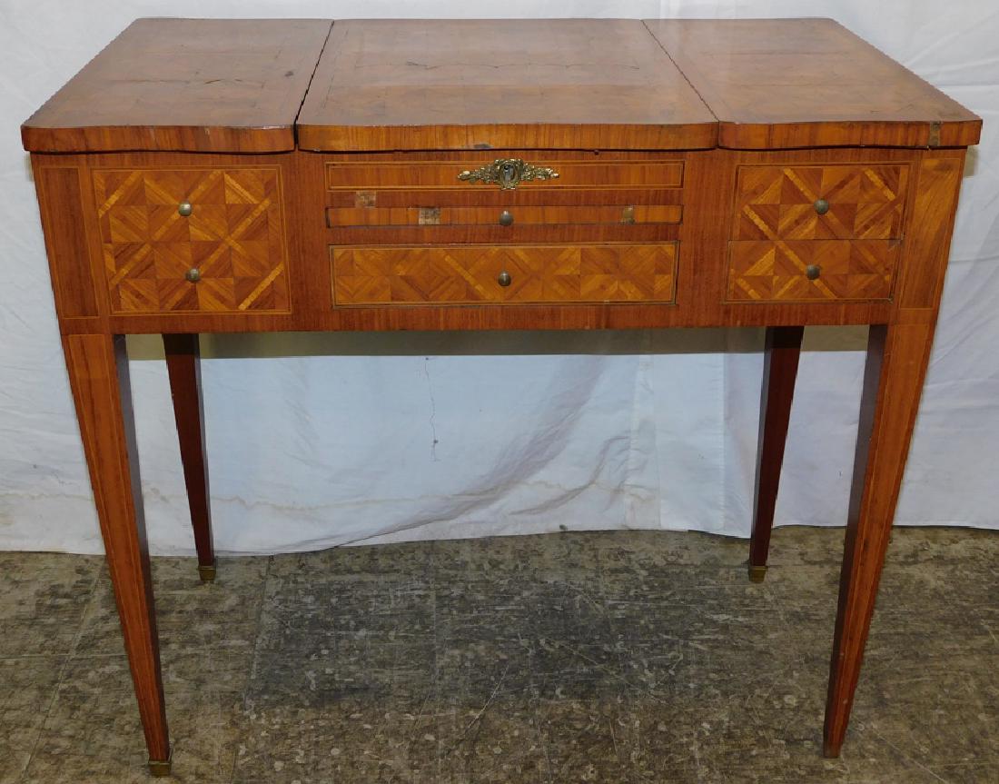 French Parquetry Inlay Dressing Table (1 of 6)