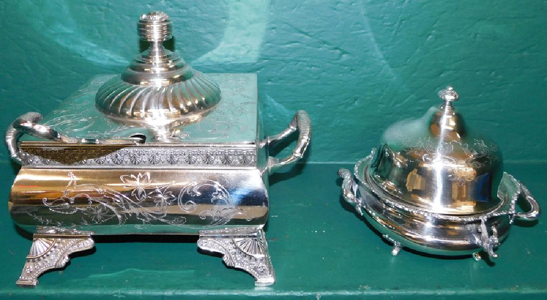 Silver-plated Butter Dish And Tureen (1 of 6)