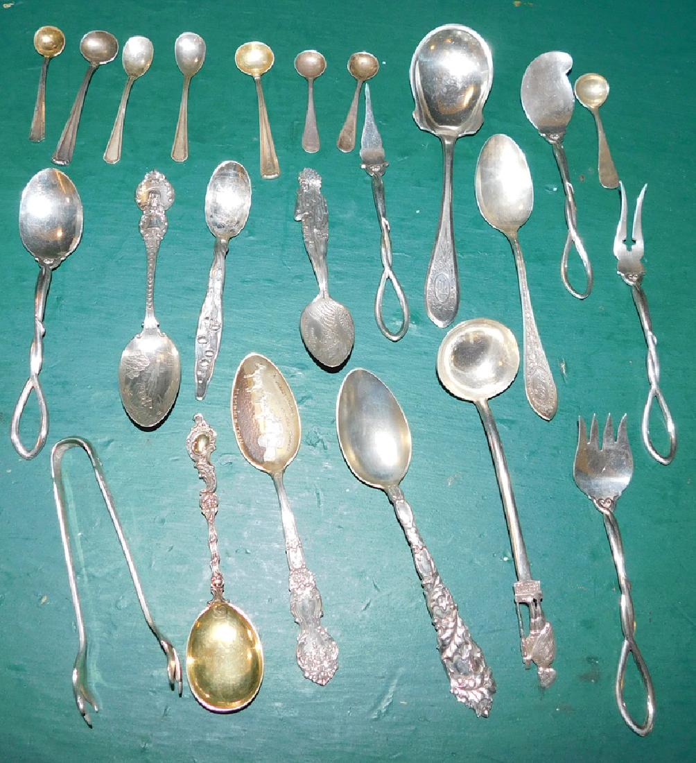 23 Pc Sterling Flatware Weighs 9.6 Toz. (1 of 1)