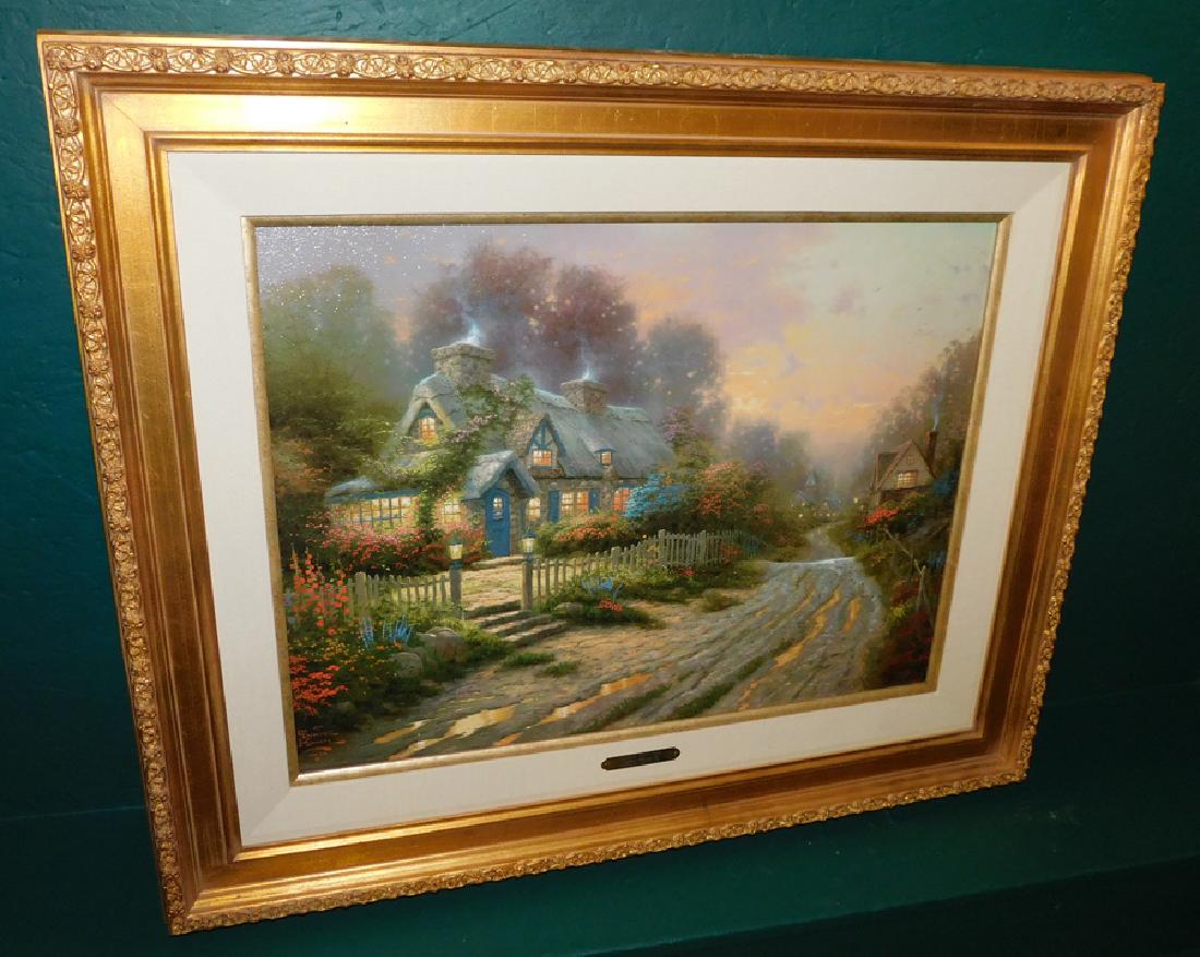 Thomas Kinkade Lithograph Tea Cup Cottage (1 of 6)