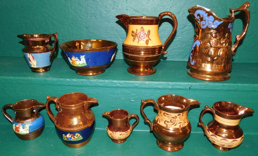 9 Pc Copper Luster (1 of 5)