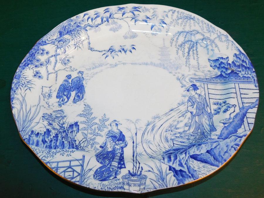 Royal Crown Derby Platter W/ Oriental Decoration (1 of 3)