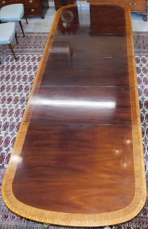 Mah Banded Top 2 Pedestal Table By Council Craftsman (1 of 11)