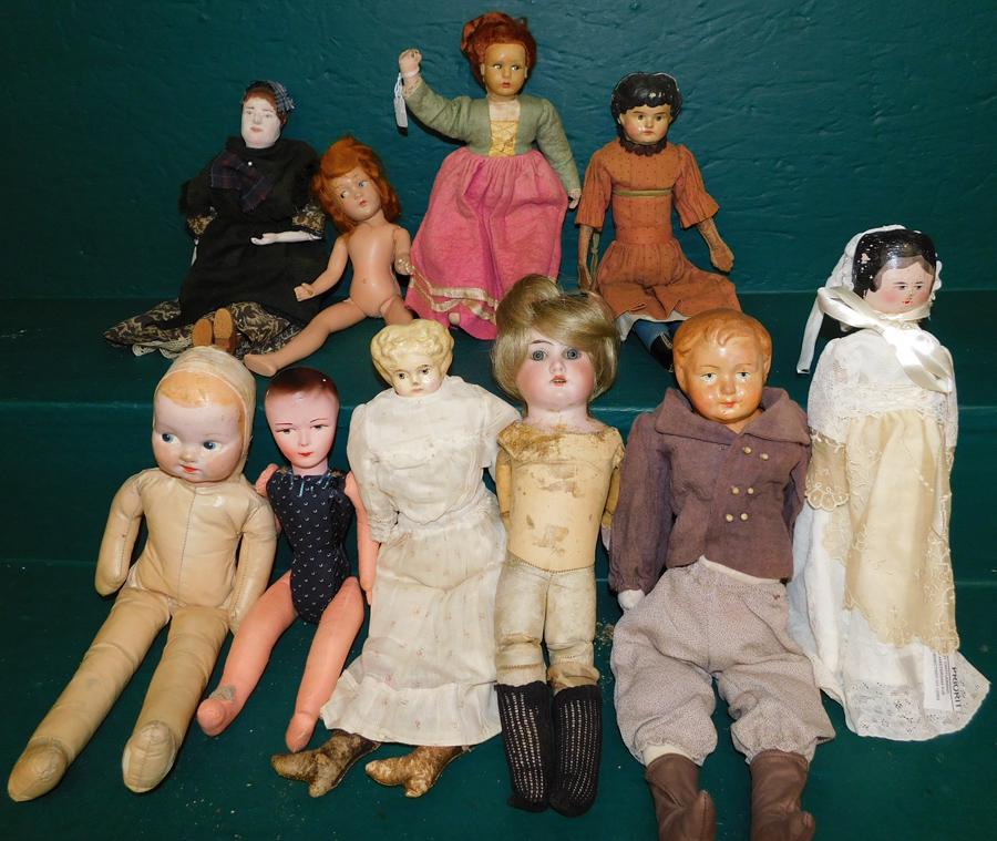 small antique dolls