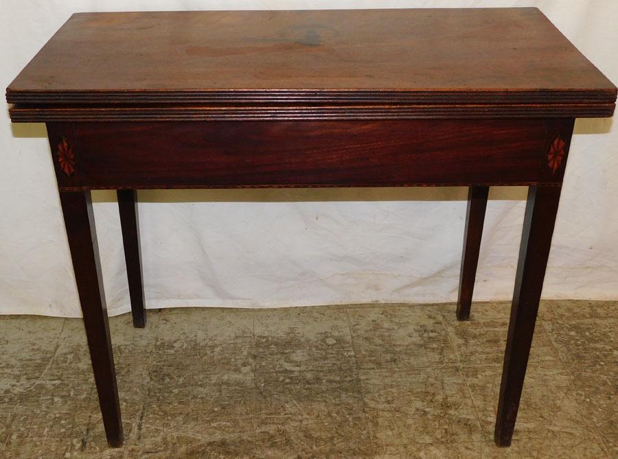 Mahogany Inlaid Game Table (1 of 4)