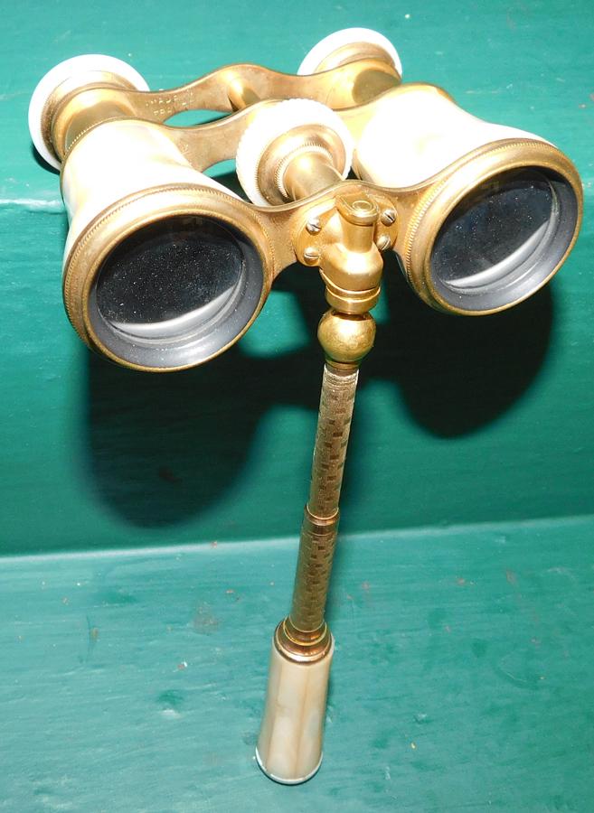 Mother of Pearl & Brass Opera Glasses (1 of 3)